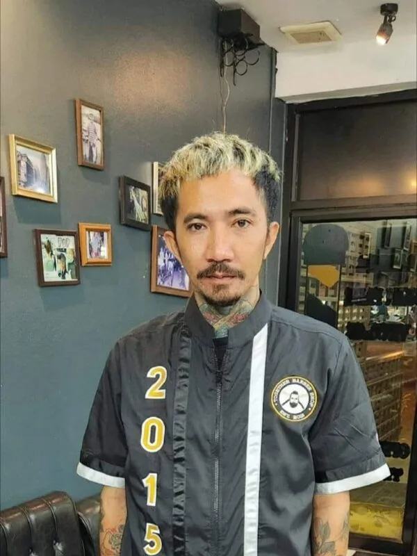 Chen, barber at Together Barbershop Pattaya